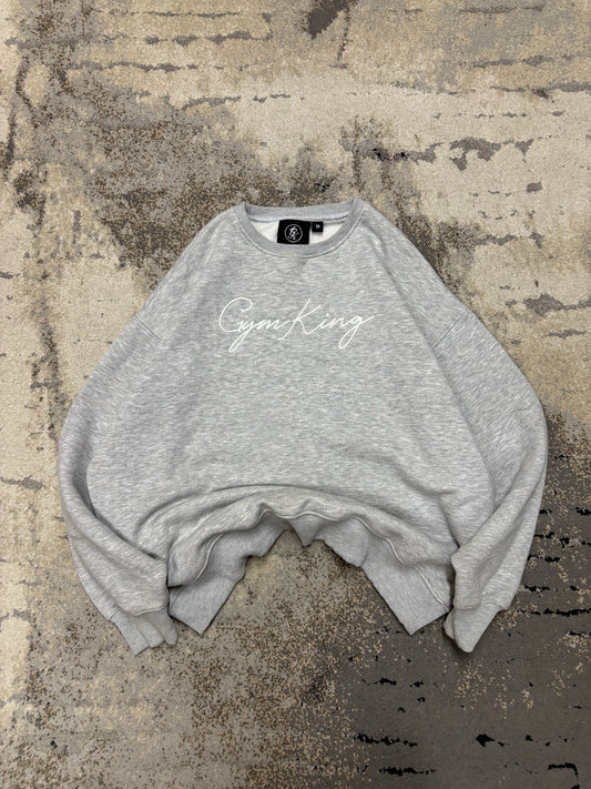 Gym King Bluza GymKing crewneck, damskie w bardzo dobrym stanie rozmiar M, widok z przodu