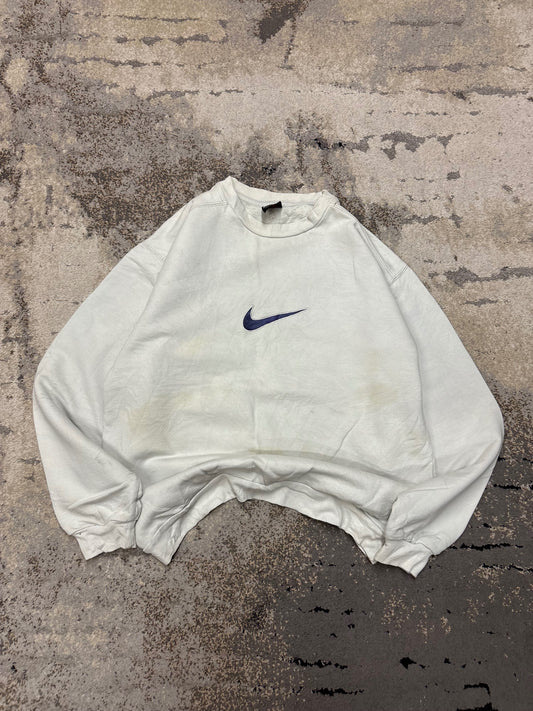 Bluza Nike vintage retro y2k crewneck, damskie w bardzo dobrym stanie rozmiar M, widok z przodu