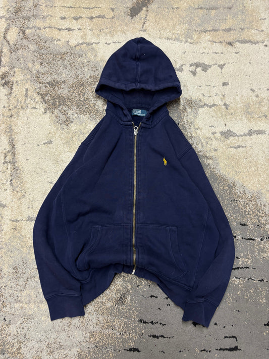 RALPH Ralph Lauren Bluza Ralph Lauren haft Logo zipp, męskie w dobrym stanie rozmiar L, widok z przodu