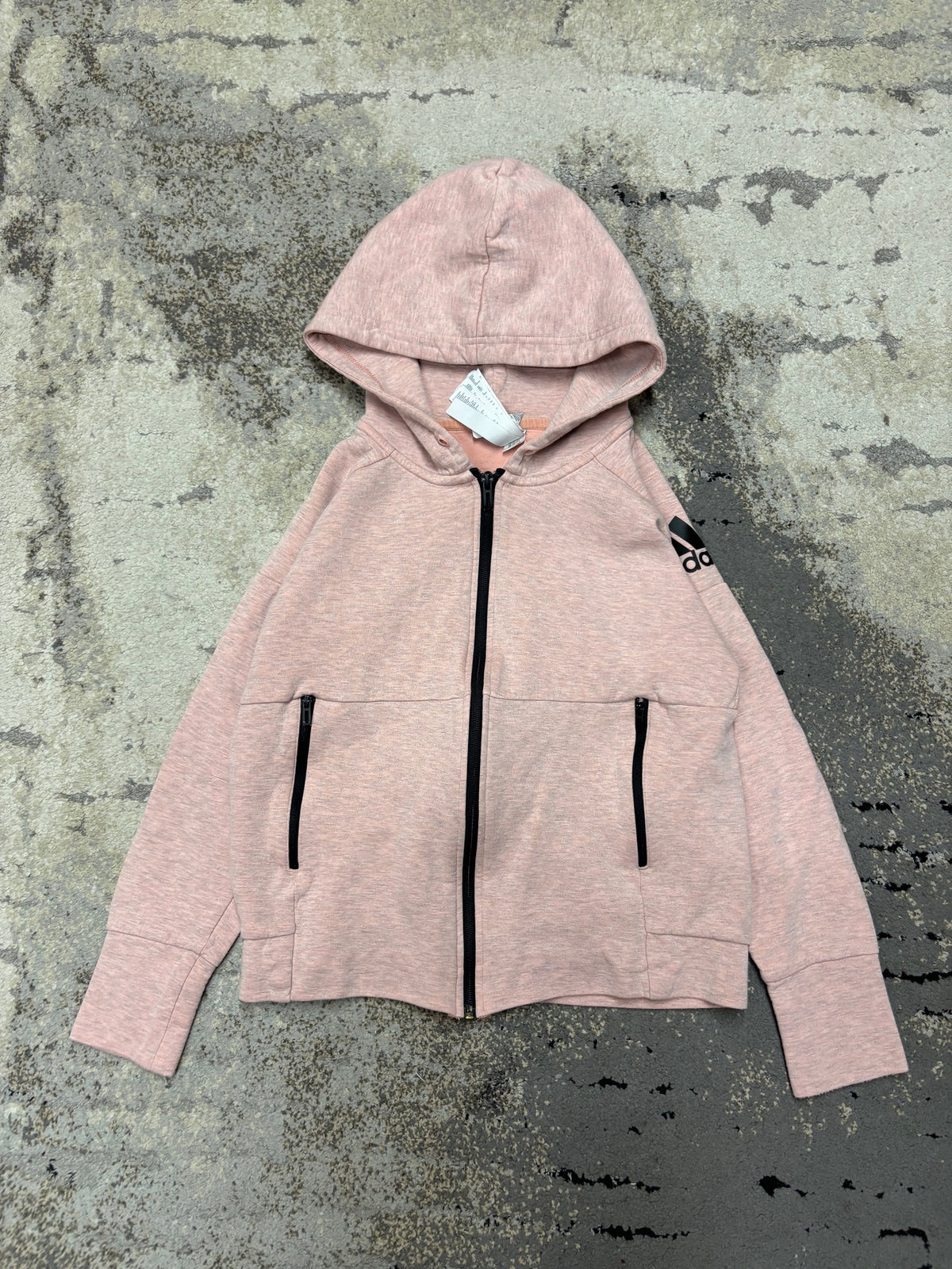 Bluza Adidas zipp, damskie w bardzo dobrym stanie rozmiar XS, widok z przodu