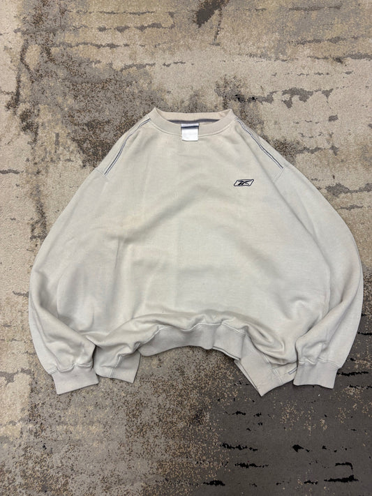 Bluza Reebok crewneck, damskie w bardzo dobrym stanie rozmiar XL, widok z przodu