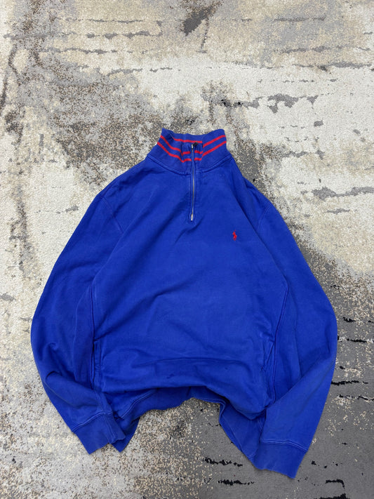 RALPH Ralph Lauren Bluza Ralph Lauren half zipp, męskie w bardzo dobrym stanie rozmiar M, widok z przodu