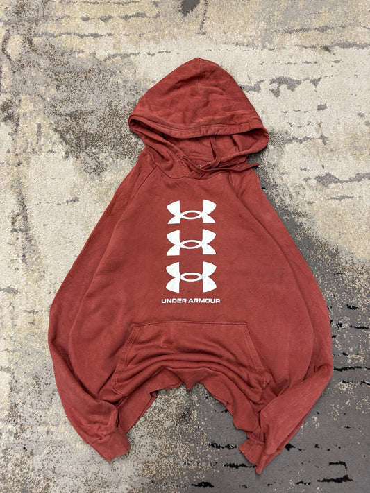Bluza Under Armour hoodie, damskie w dobrym stanie rozmiar L, widok z przodu