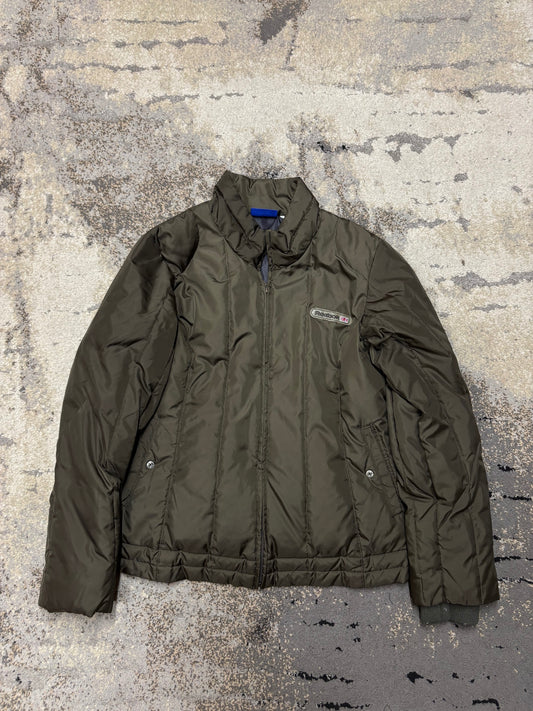 Kurtka Reebok Vintage retro y2k, damskie w bardzo dobrym stanie rozmiar L, widok z przodu