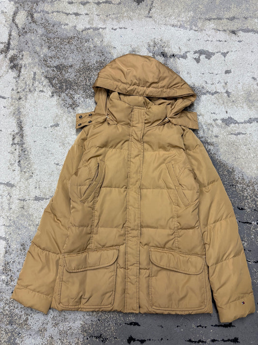 Kurtka Tommy Hilfiger pikowana, damskie w bardzo dobrym stanie rozmiar S, widok z przodu