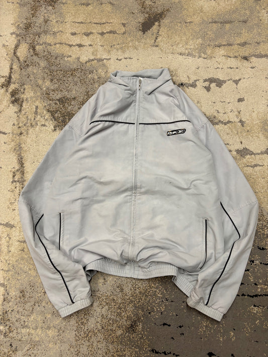 Kurtka wiatrówka Reebok Vintage retro y2k, męskie w bardzo dobrym stanie rozmiar XXL, widok z przodu