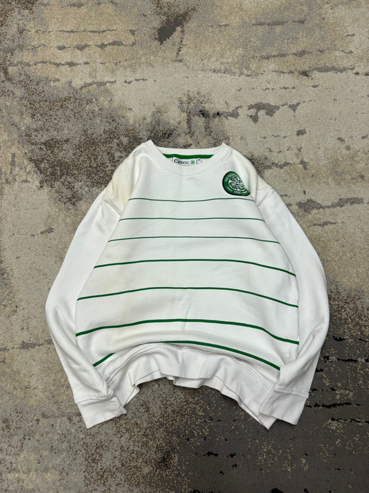 Celtic Bluza Caltic crewneck, męskie w bardzo dobrym stanie rozmiar M, widok z przodu