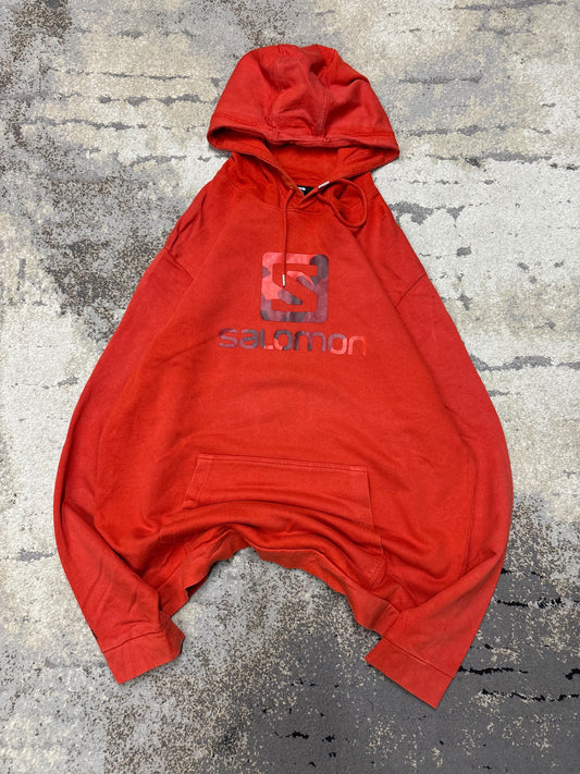 Bluza Salomon hoodie, męskie w bardzo dobrym stanie rozmiar XL, detal