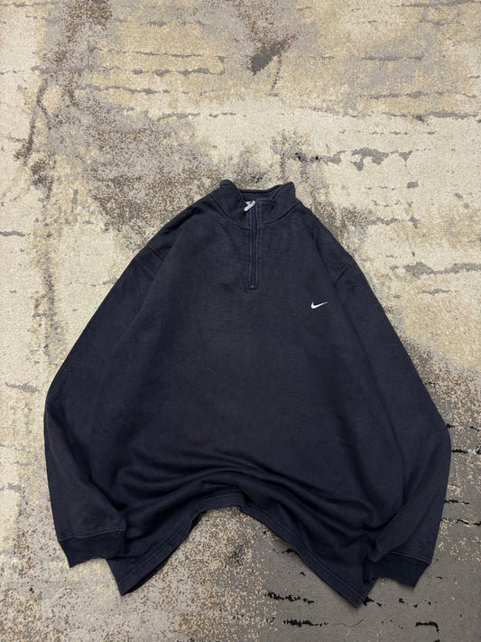 Bluza Nike half zipp vintage retro y2k, męskie w bardzo dobrym stanie rozmiar L, widok z przodu