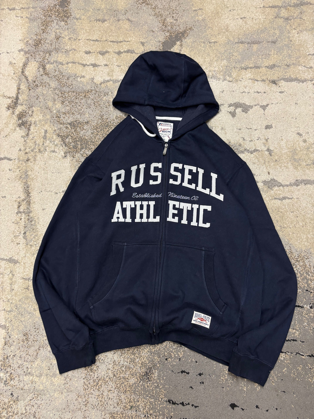 Bluza Russel Athletic zipp, męskie nowe rozmiar XXL, widok z przodu