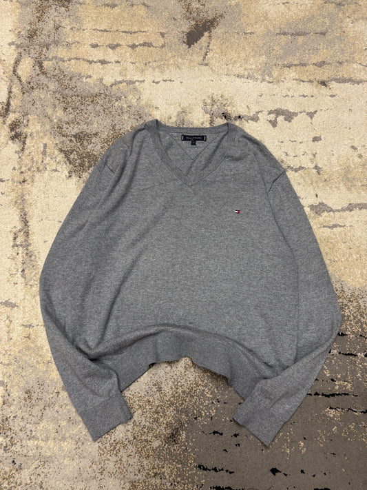 Sweterek Tommy Hilfiger, męskie w bardzo dobrym stanie rozmiar XXL, detal