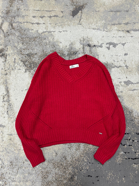 Sweter Hollister, damskie w bardzo dobrym stanie rozmiar S, detal
