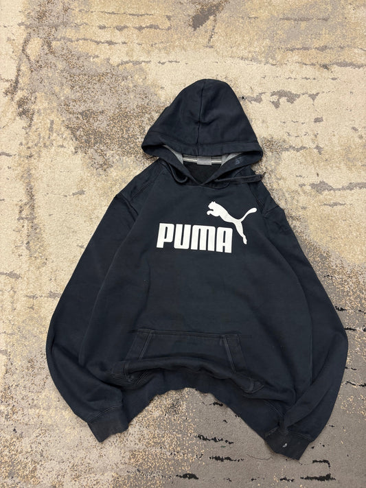 Bluza Puma hoodie, damskie w bardzo dobrym stanie rozmiar L, detal
