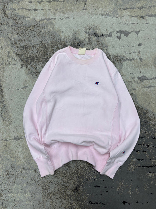 Bluza Champion crewneck, damskie w bardzo dobrym stanie rozmiar XS, detal