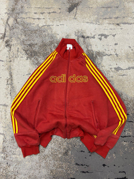 Bluza Adidas zipp, damskie w bardzo dobrym stanie rozmiar XL, widok z przodu