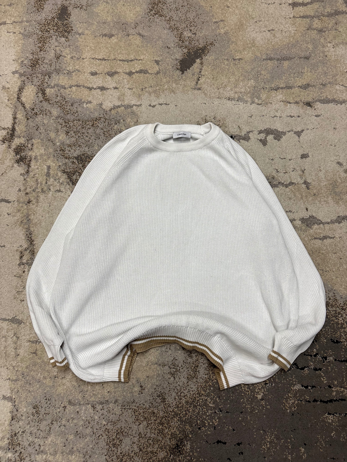 Sweter Calvin Klein, męskie w bardzo dobrym stanie rozmiar XXL, detal