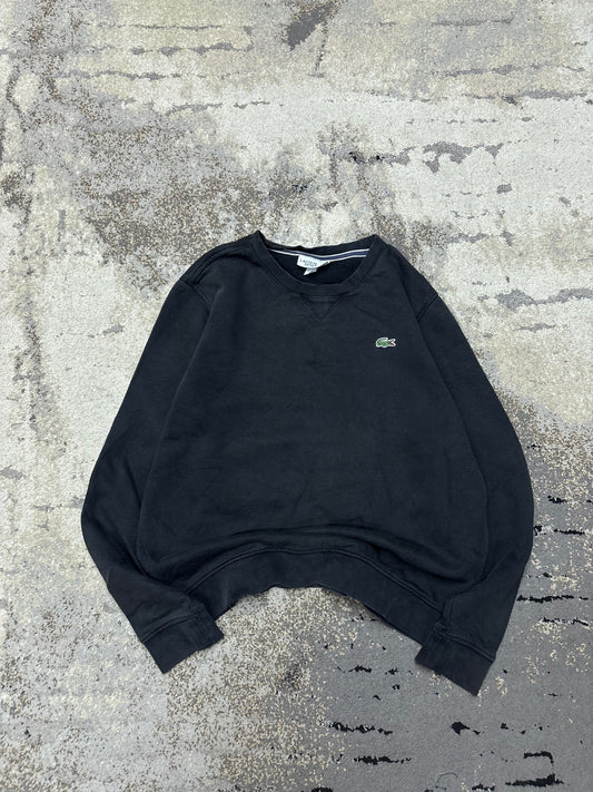 Bluza Lacoste crewneck, damskie w dobrym stanie rozmiar M, widok z przodu