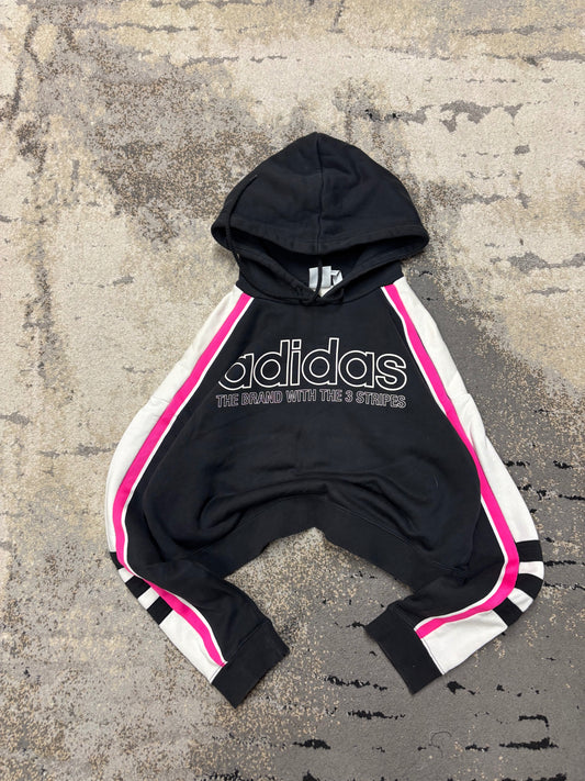 Bluza Adidas hoodie, damskie w bardzo dobrym stanie rozmiar S, detal