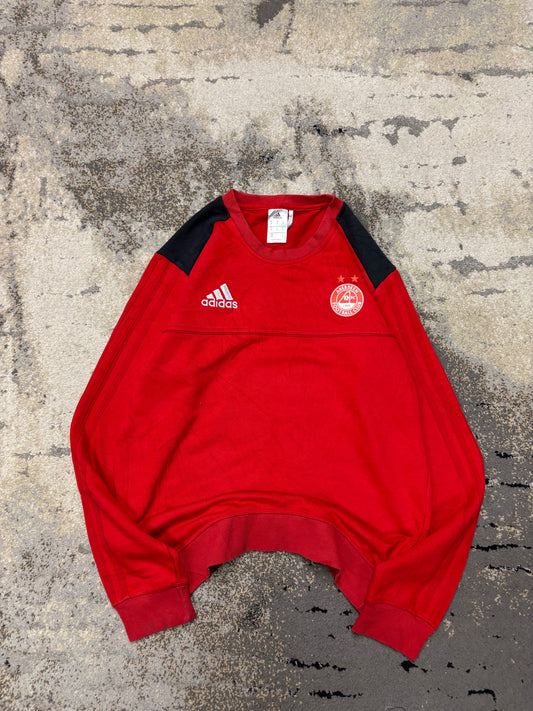 Bluza Adidas crewneck, męskie w bardzo dobrym stanie rozmiar L, widok z przodu