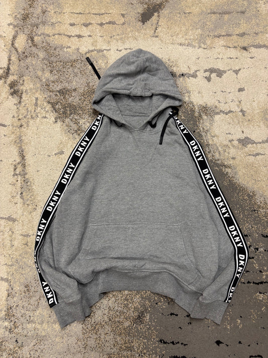 Bluza DKNY hoodie, damskie w bardzo dobrym stanie rozmiar L, widok z przodu
