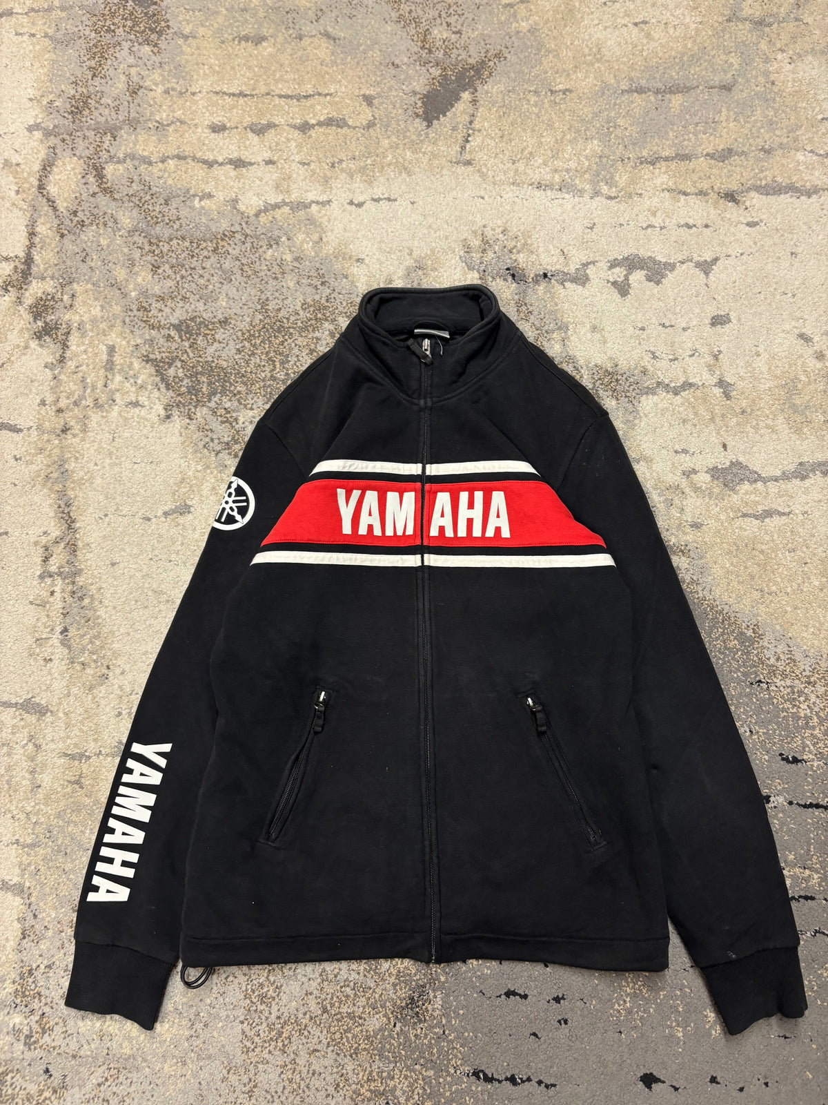 Bluza Yamaha Zipp Vintage retro y2k, męskie w bardzo dobrym stanie rozmiar S, widok z przodu
