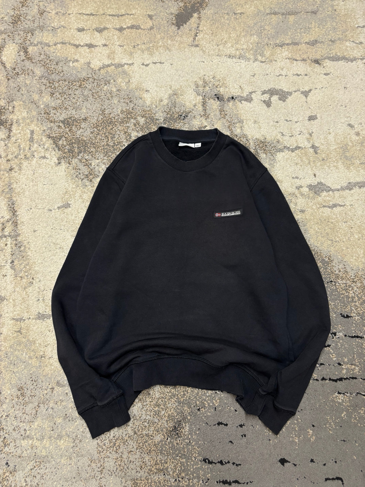 Napapijri Bluza Napapirji crewneck, damskie w bardzo dobrym stanie rozmiar S, widok z przodu