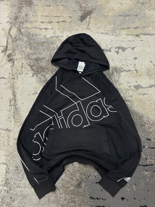 Bluza Adidas hoodie, męskie w dobrym stanie rozmiar L, widok z przodu