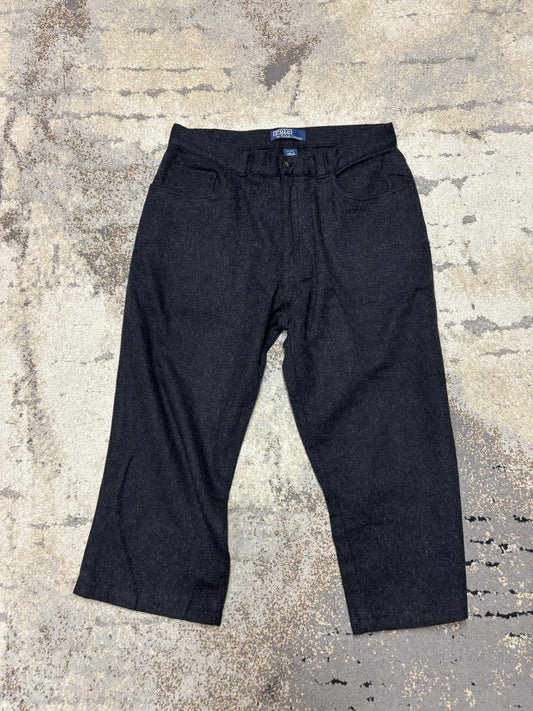 RALPH Ralph Lauren Spodnie Capri Ralph Lauren, damskie w bardzo dobrym stanie rozmiar L, detal