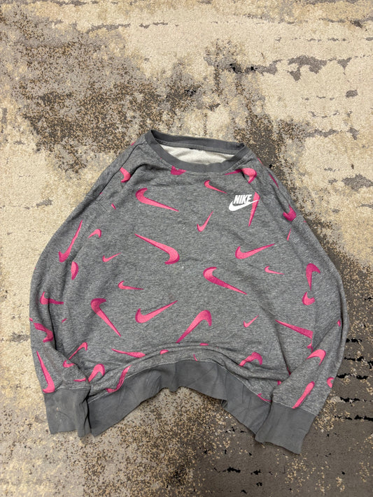 Bluza Nike crewneck, dziecięce w bardzo dobrym stanie rozmiar L, widok z przodu