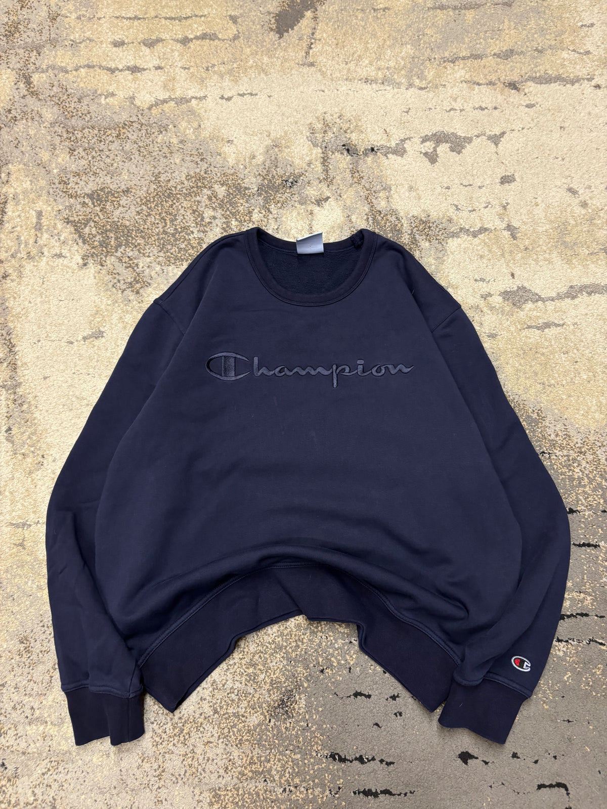 Bluza champion crewneck, męskie w dobrym stanie rozmiar XL, widok z przodu