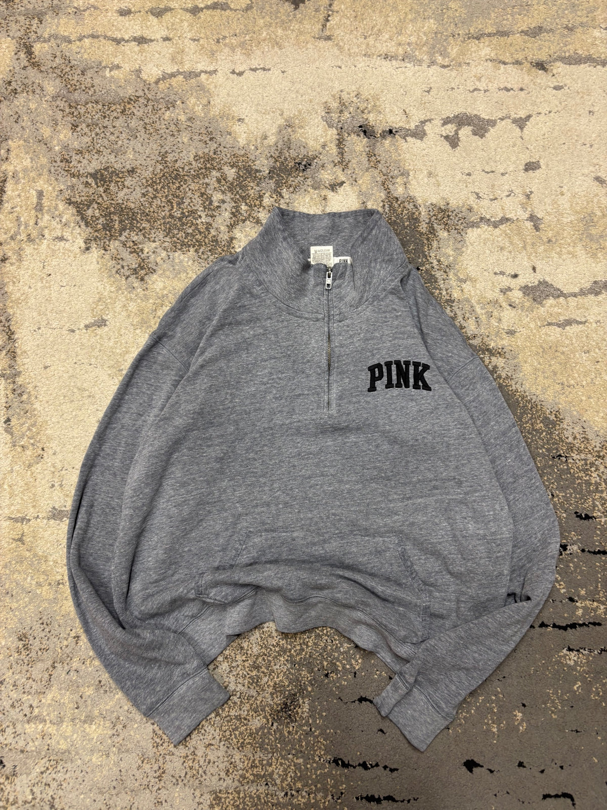Bluza Pink half zipp, damskie w bardzo dobrym stanie rozmiar M, detal