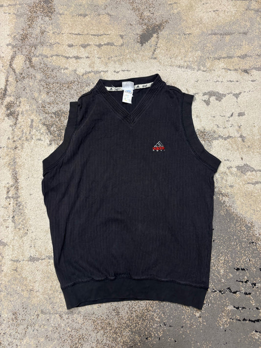 Kamizelka Adidas Vintage retro y2k, męskie w bardzo dobrym stanie rozmiar XL, widok z przodu
