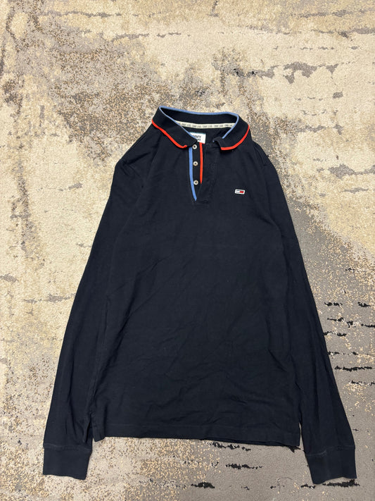 Bluzka Polo Tommy Hilfiger, damskie w bardzo dobrym stanie rozmiar M, detal