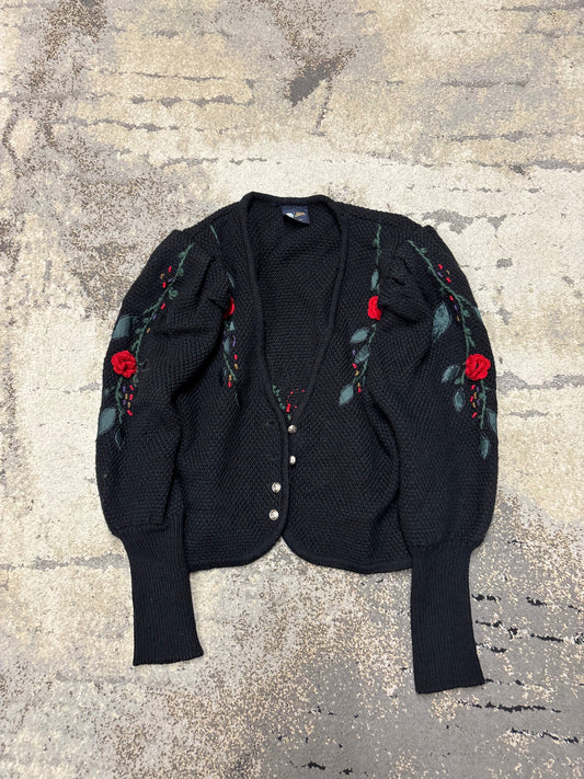 Japan Style Sweterek vintage retro y2k, damskie w bardzo dobrym stanie rozmiar M, widok z przodu