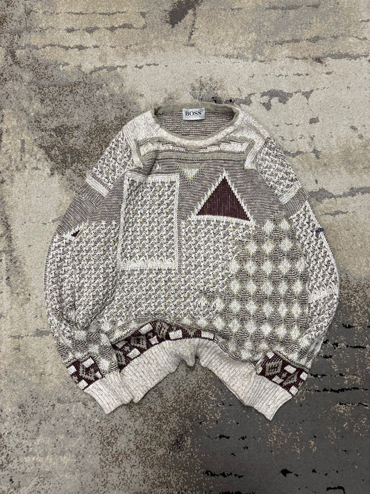 Sweter Hugo Boss, męskie w bardzo dobrym stanie rozmiar XL, detal