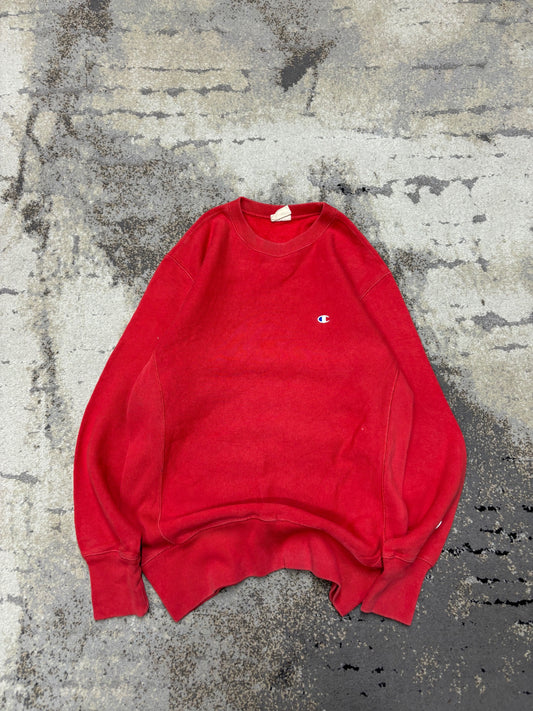 Bluza Champion crewneck Reverse, damskie w bardzo dobrym stanie rozmiar L, widok z przodu