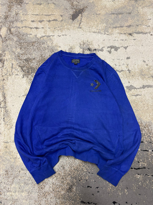 Bluza Converse crewneck, męskie w bardzo dobrym stanie rozmiar M, widok z przodu