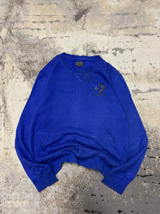 Bluza Converse crewneck, męskie w bardzo dobrym stanie rozmiar M, widok z przodu