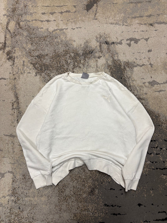 Bluza Puma crewneck, damskie w bardzo dobrym stanie rozmiar M, widok z przodu