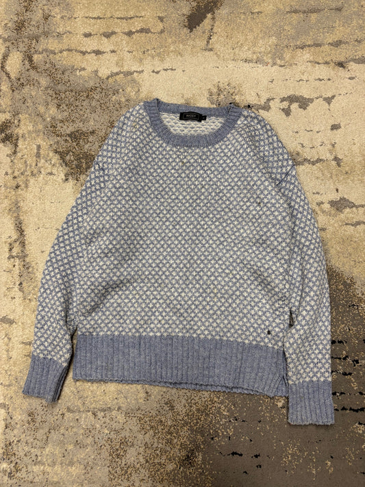 Japan Style Sweterek vintage retro y2k, damskie w bardzo dobrym stanie rozmiar L, widok z przodu