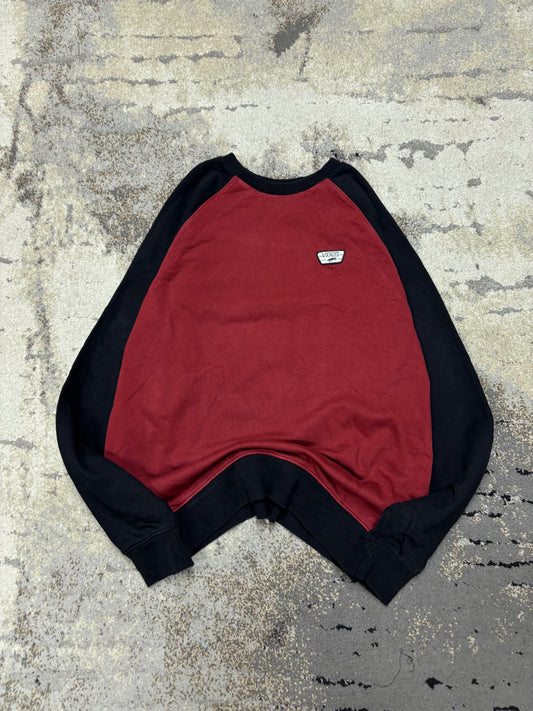 Bluza Vans crewneck, męskie w bardzo dobrym stanie rozmiar XL, widok z przodu