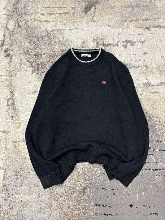 Sweter Napapijri, męskie w bardzo dobrym stanie rozmiar XL, widok z przodu