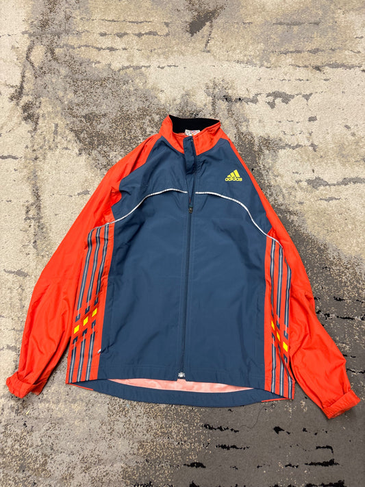 Kurtka wiatrowa Adidas Vintage retro y2k, męskie w bardzo dobrym stanie rozmiar XS, widok z przodu