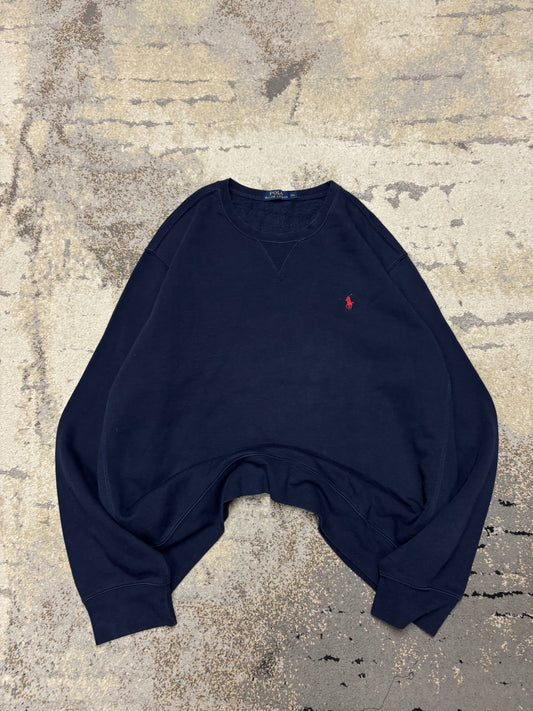 RALPH Ralph Lauren Bluza Ralph Lauren crewneck, męskie w bardzo dobrym stanie rozmiar XXL, widok z przodu