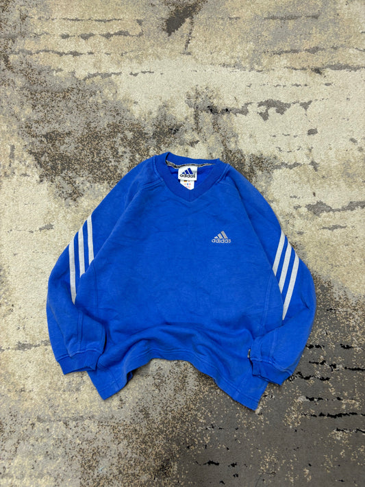Bluza Adidas crewneck vintage retro y2k, damskie w bardzo dobrym stanie rozmiar XS, widok z przodu