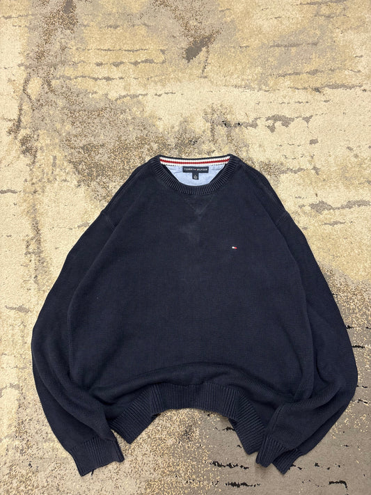 Sweter Tommy Hilfiger, męskie w dobrym stanie rozmiar XL, detal