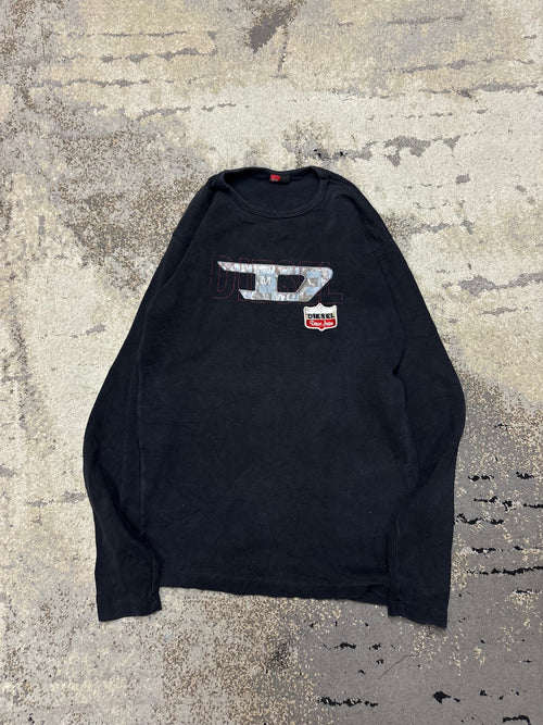 Bluzka Diesel Vintage, damskie w bardzo dobrym stanie rozmiar S, detal