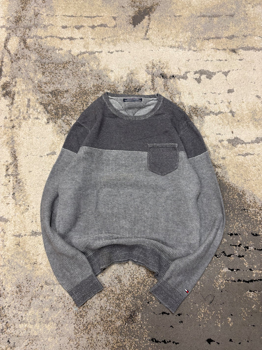 Sweter Tommy Hilfiger, męskie w bardzo dobrym stanie rozmiar M, widok z przodu