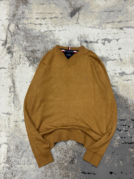 Sweterek Tommy Hilfiger, męskie w bardzo dobrym stanie rozmiar L, widok z przodu