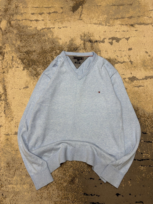 Sweter Tommy Hilfiger, męskie w bardzo dobrym stanie rozmiar XL, widok z przodu